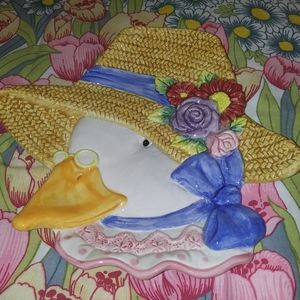 Vtg. Friz And Floyd Mother Goose Style Plate